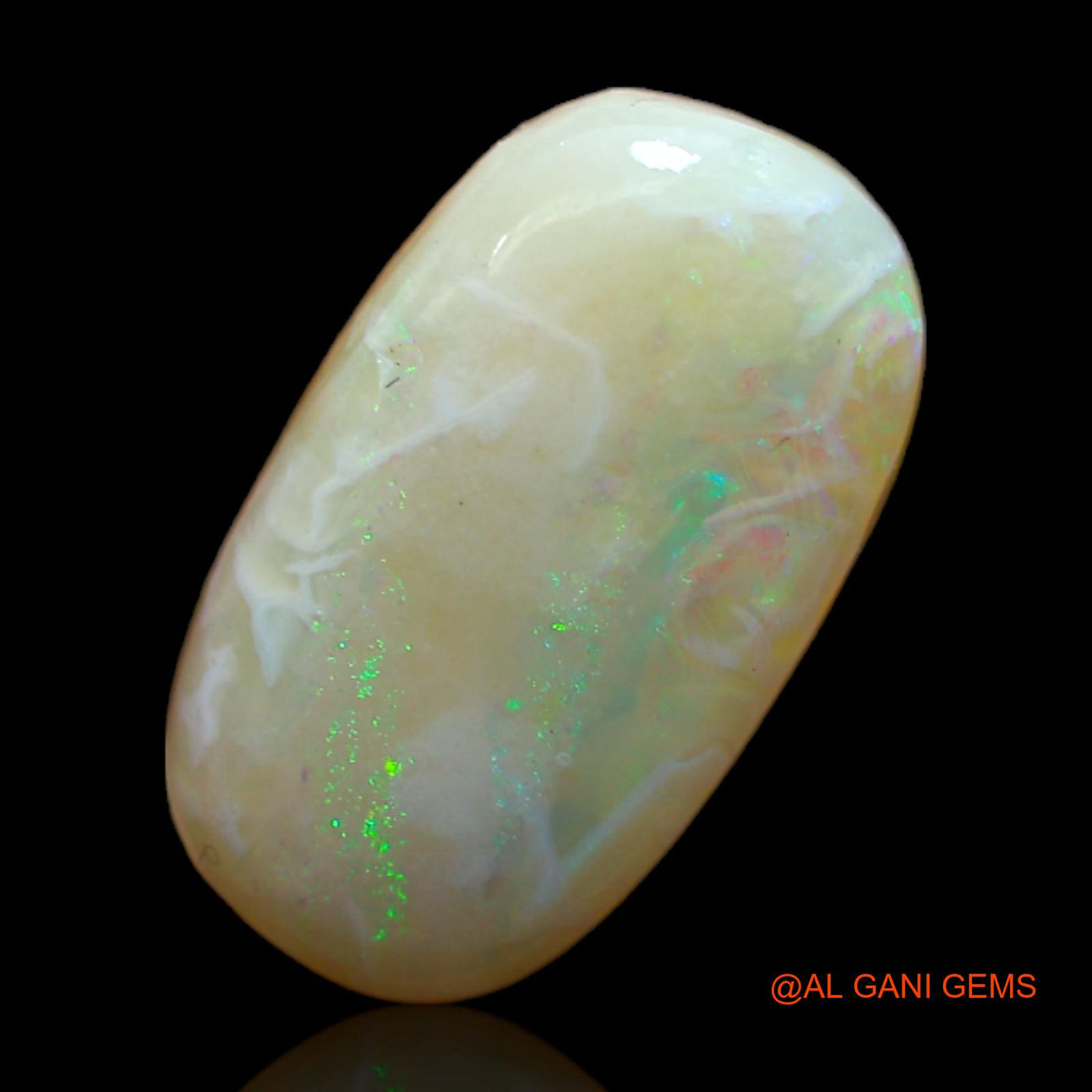 Natural Untreated Fire Opal Loose Gemstone Oval Rough From Australia 5.00 Cts 15x9x5 mm RC-957