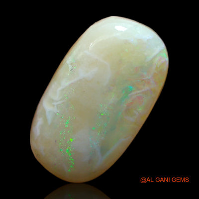 Natural Untreated Fire Opal Loose Gemstone Oval Rough From Australia 5.00 Cts 15x9x5 mm RC-957