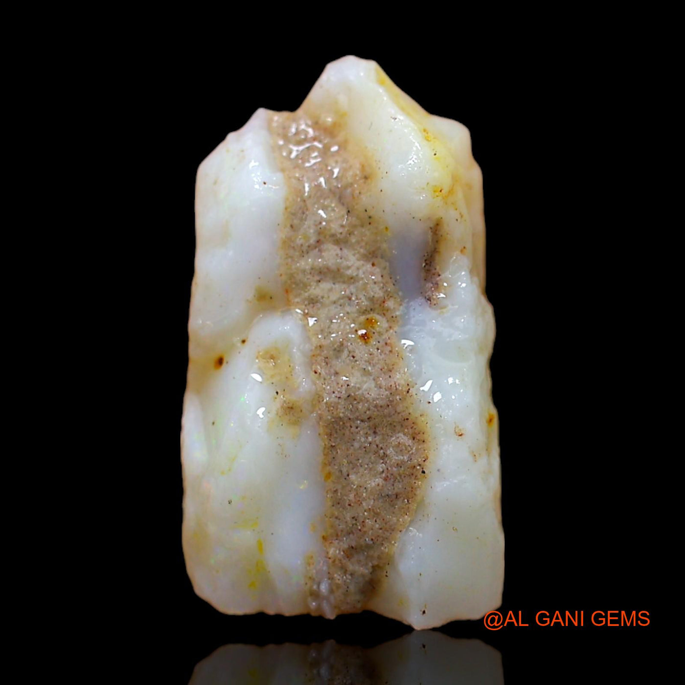9.00 Cts Natural Australian Fire Opal Loose Gemstone Fancy Rough 18x10x9 mm RC-95