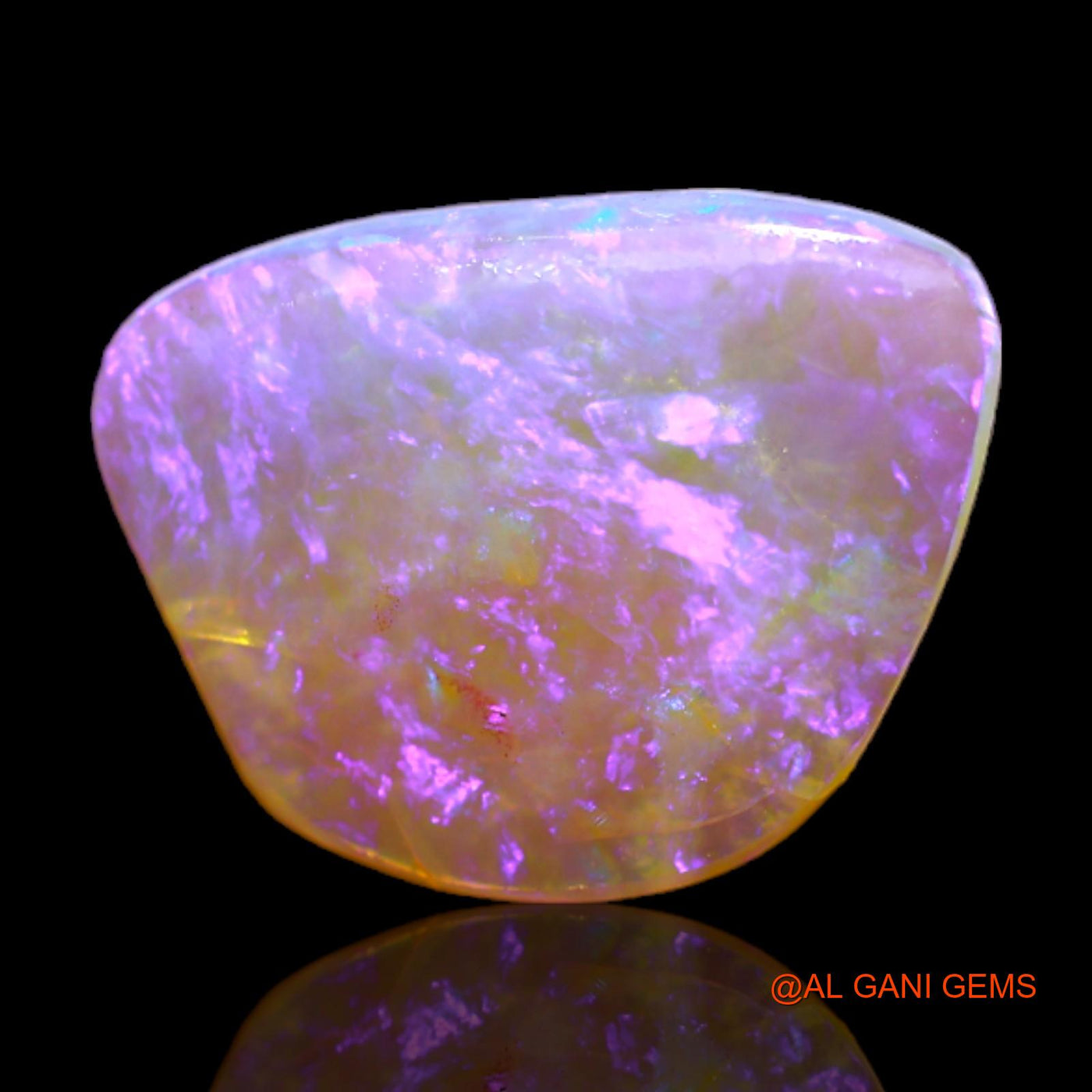 2.00 Cts Unheated Australian Fire Opal Loose Gemstone Fancy Rough Natural 14x10x2 mm RC-960
