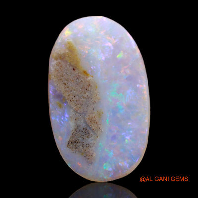 Natural Untreated Fire Opal Loose Gemstone Oval Rough From Australia 1.00 Cts 15x9x1 mm RC-962