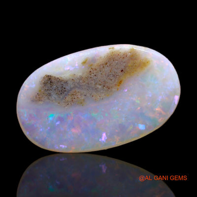 Natural Untreated Fire Opal Loose Gemstone Oval Rough From Australia 1.00 Cts 15x9x1 mm RC-962