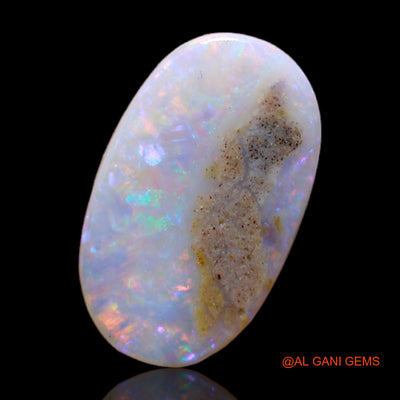 Natural Untreated Fire Opal Loose Gemstone Oval Rough From Australia 1.00 Cts 15x9x1 mm RC-962