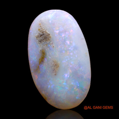 Natural Untreated Fire Opal Loose Gemstone Oval Rough From Australia 1.00 Cts 15x9x1 mm RC-962