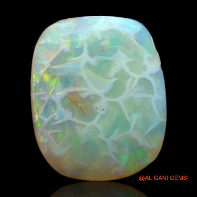 Natural Untreated Fire Opal Loose Gemstone Oval Rough From Australia 4.00 Cts 12x10x4 mm RC-968