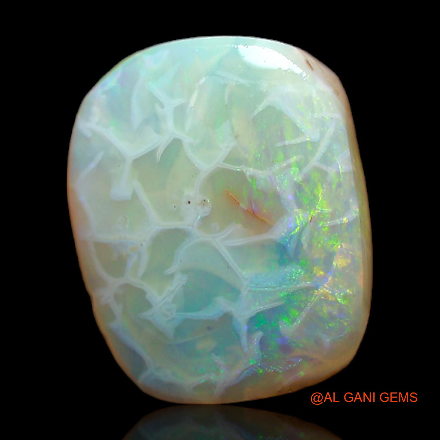 Natural Untreated Fire Opal Loose Gemstone Oval Rough From Australia 4.00 Cts 12x10x4 mm RC-968