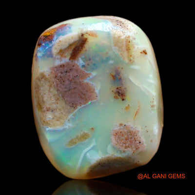 Natural Untreated Fire Opal Loose Gemstone Oval Rough From Australia 4.00 Cts 12x10x4 mm RC-968
