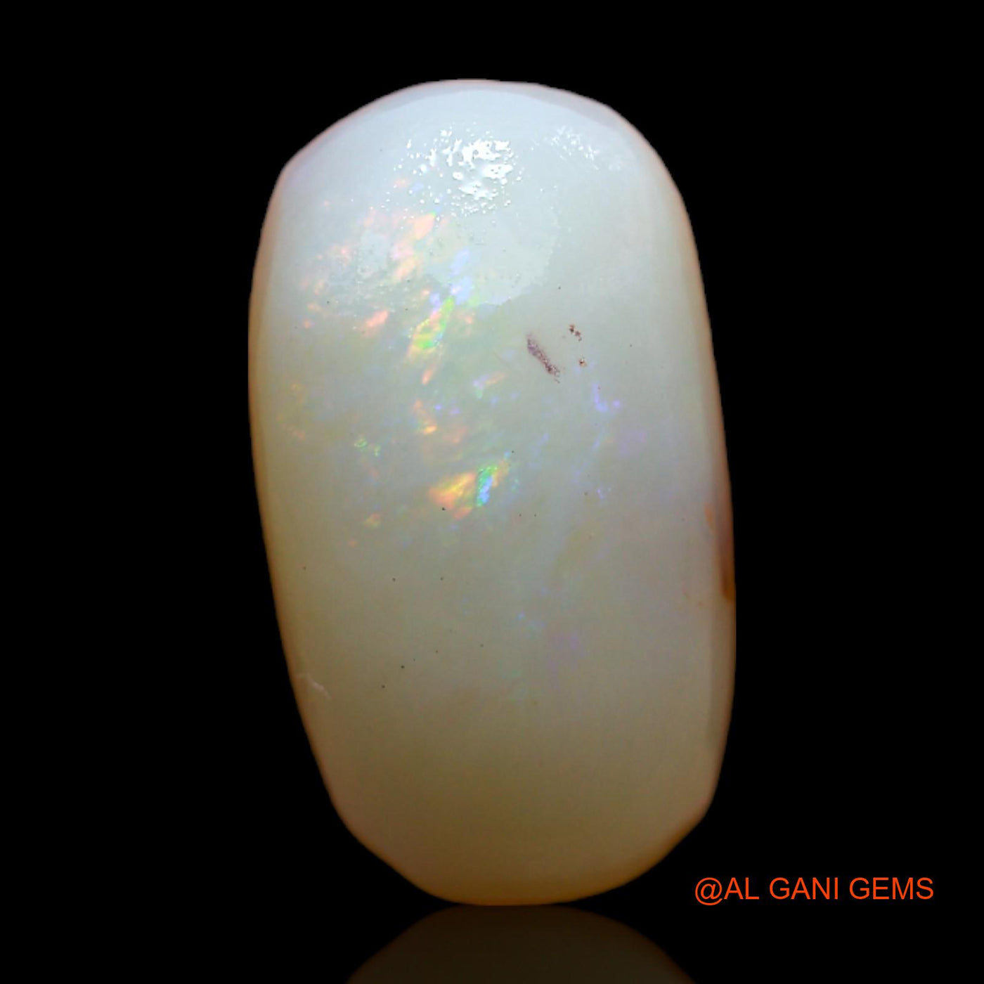 Natural Fire Opal Gemstone 4.00 Cts Loose Oval Rough From Australia 14x8x5 mm RC-969