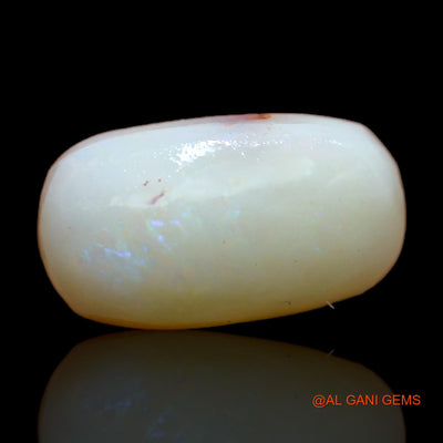 Natural Fire Opal Gemstone 4.00 Cts Loose Oval Rough From Australia 14x8x5 mm RC-969