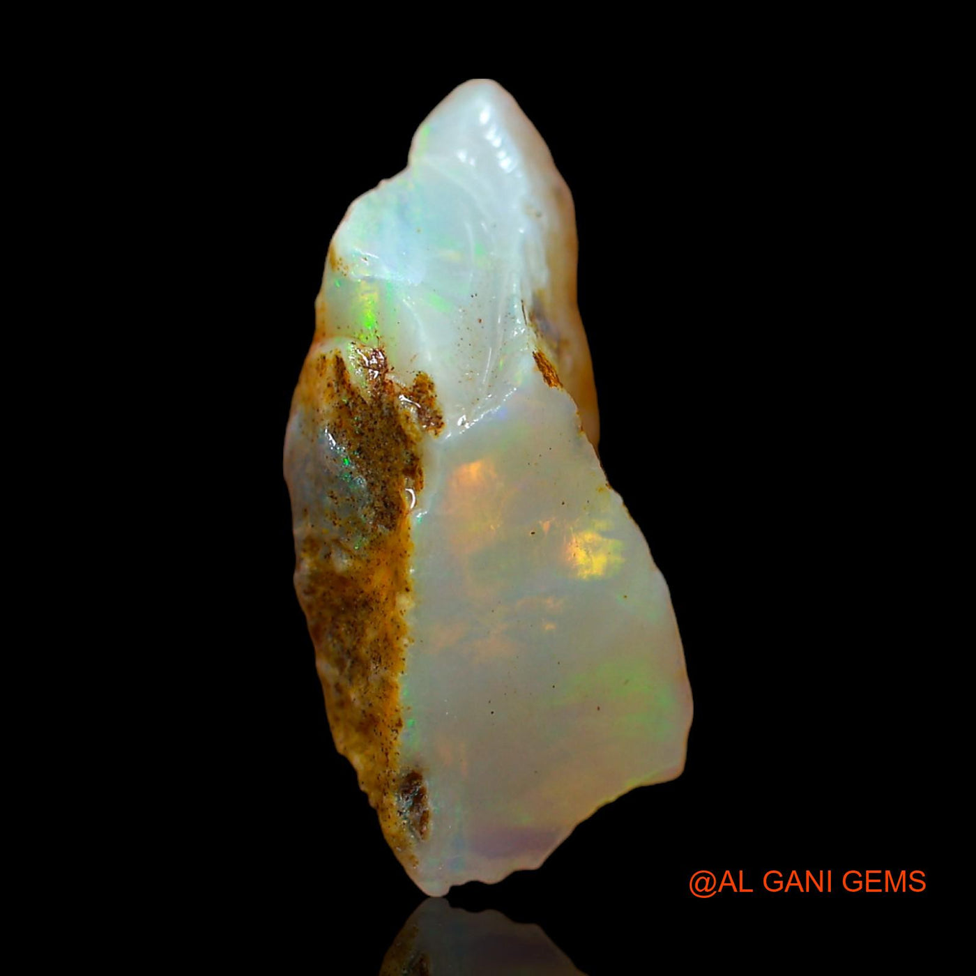 5.00 Cts Unheated Australian Fire Opal Loose Gemstone Fancy Rough Natural 21x10x6 mm RC-96