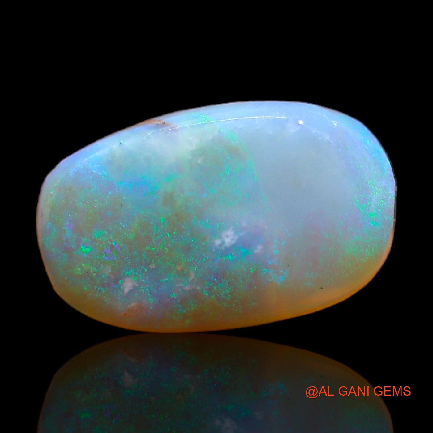 Natural Untreated Fire Opal Loose Gemstone Oval Rough From Australia 3.00 Cts 14x8x4 mm RC-977