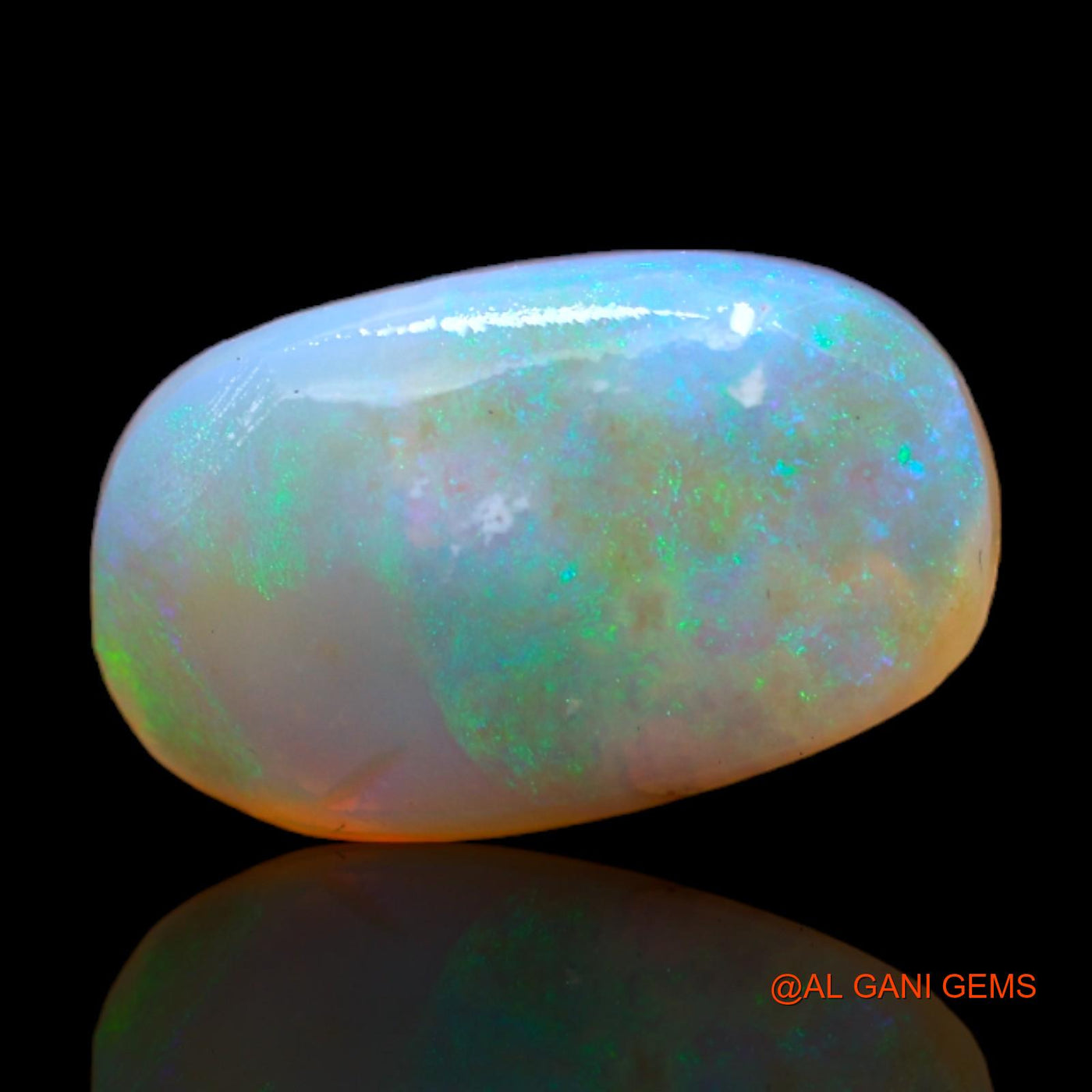Natural Untreated Fire Opal Loose Gemstone Oval Rough From Australia 3.00 Cts 14x8x4 mm RC-977