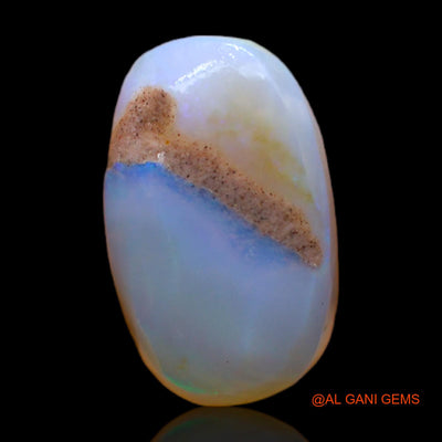 Natural Untreated Fire Opal Loose Gemstone Oval Rough From Australia 3.00 Cts 14x8x4 mm RC-977