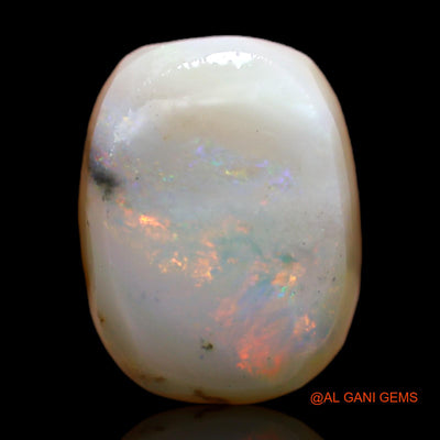5.00 Cts Natural Australian Fire Opal Loose Gemstone Oval Rough 12x9x5 mm RC-978