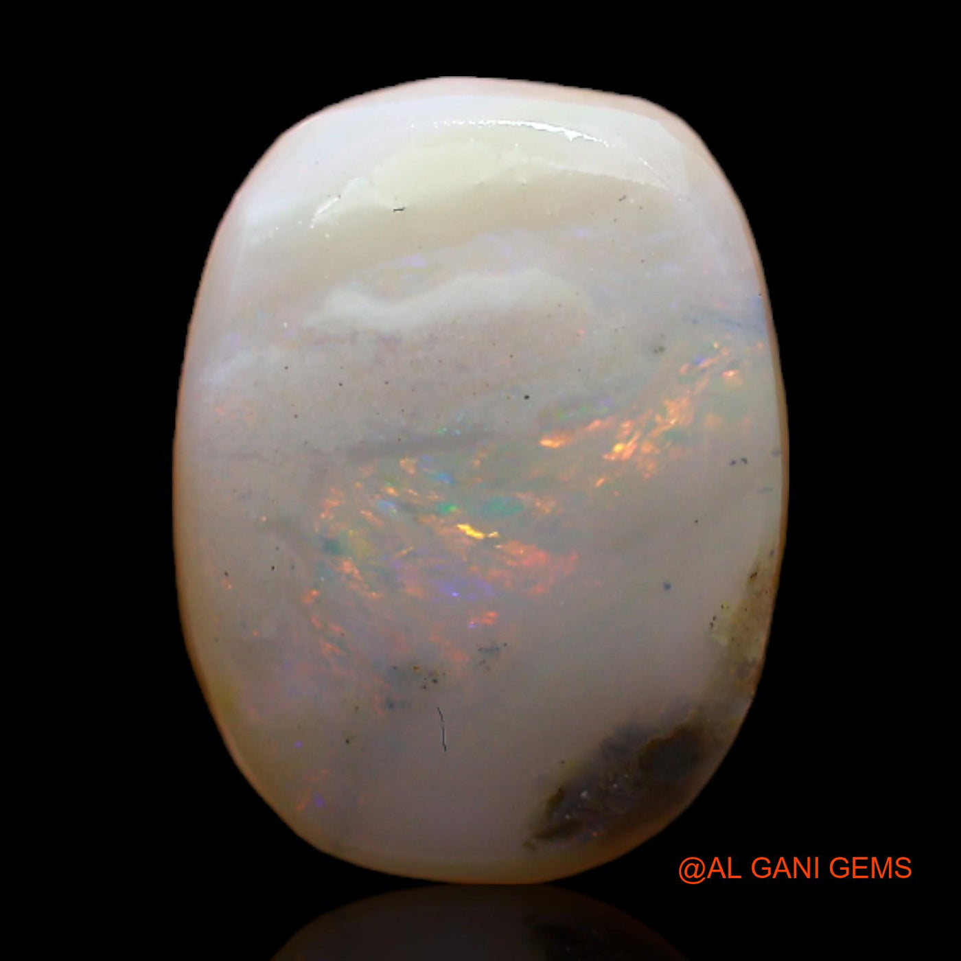 5.00 Cts Natural Australian Fire Opal Loose Gemstone Oval Rough 12x9x5 mm RC-978