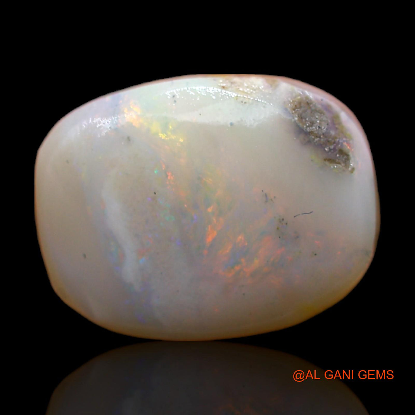 5.00 Cts Natural Australian Fire Opal Loose Gemstone Oval Rough 12x9x5 mm RC-978