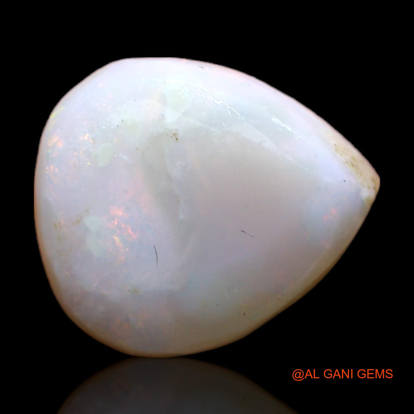 4.00 Cts Natural Australian Fire Opal Loose Gemstone Pear Rough 13x11x4 mm RC-979