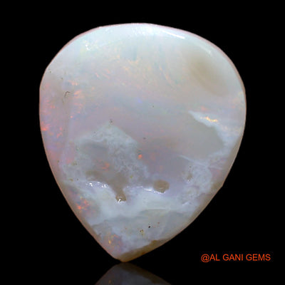 4.00 Cts Natural Australian Fire Opal Loose Gemstone Pear Rough 13x11x4 mm RC-979