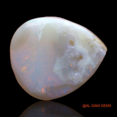 4.00 Cts Natural Australian Fire Opal Loose Gemstone Pear Rough 13x11x4 mm RC-979