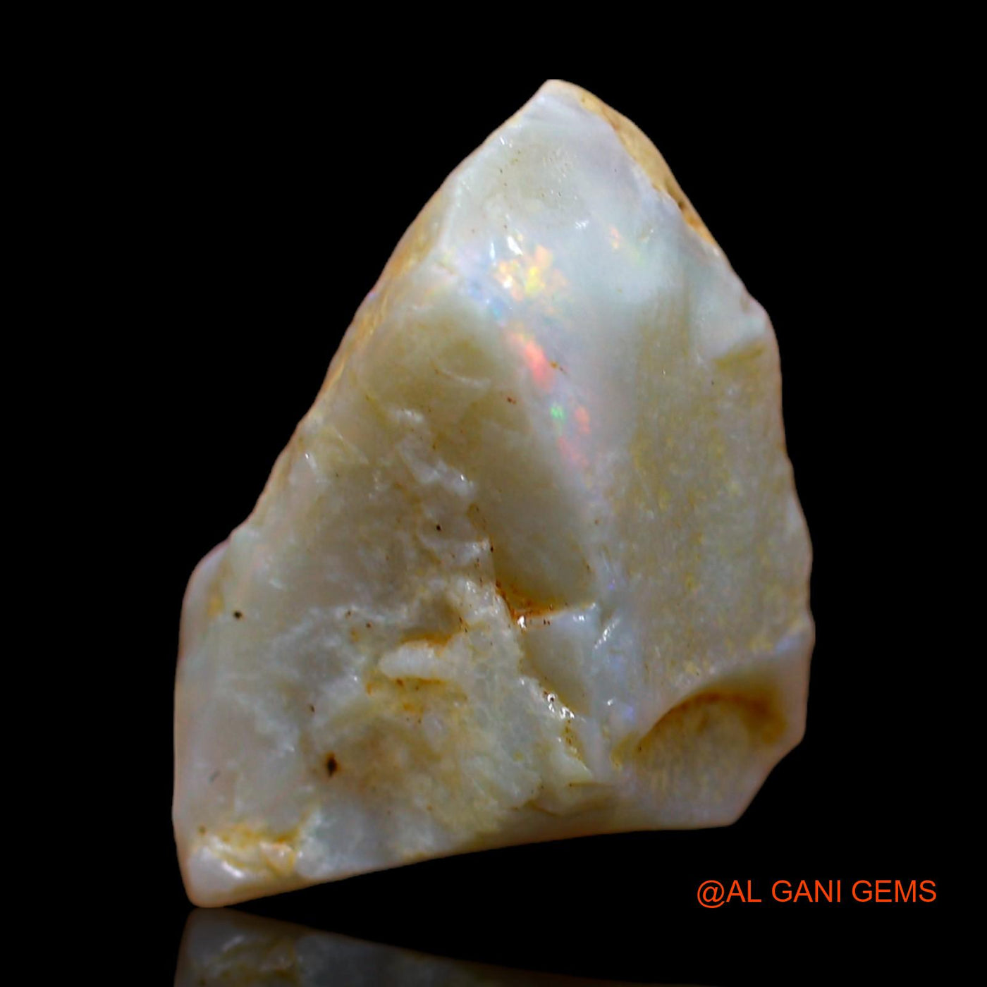 8.00 Cts Natural Australian Fire Opal Loose Gemstone Fancy Rough 16x13x8 mm RC-97