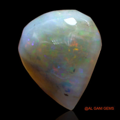 Natural Fire Opal Gemstone 3.00 Cts Loose Pear Rough From Australia 13x10x5 mm RC-985
