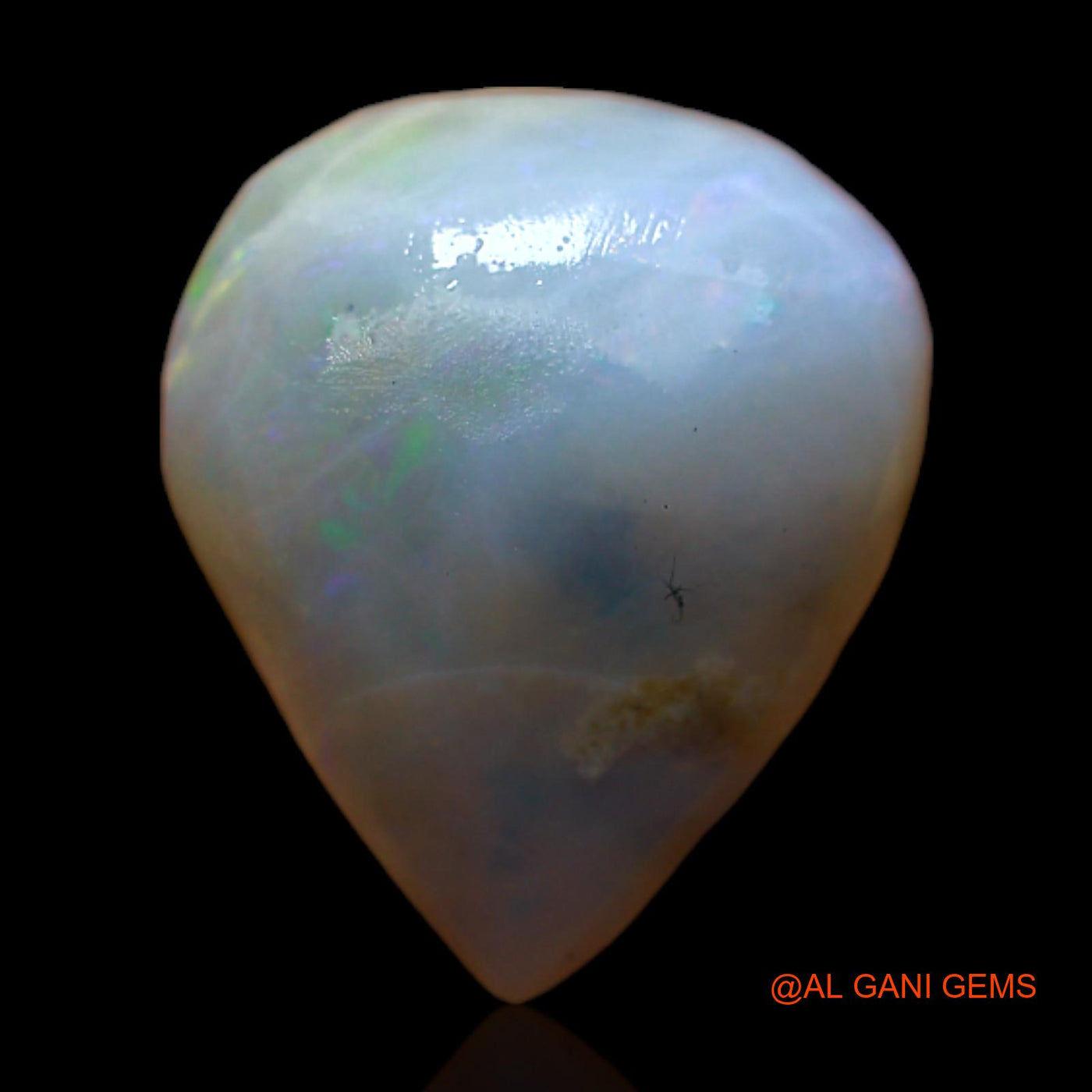 Natural Fire Opal Gemstone 3.00 Cts Loose Pear Rough From Australia 13x10x5 mm RC-985