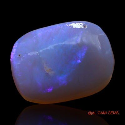 Natural Fire Opal Gemstone 3.00 Cts Loose Oval Rough From Australia 13x9x3 mm RC-986