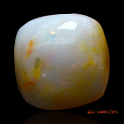5.00 Cts Natural Australian Fire Opal Loose Gemstone Oval Rough 11x11x6 mm RC-987