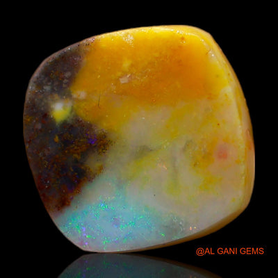 5.00 Cts Natural Australian Fire Opal Loose Gemstone Oval Rough 11x11x6 mm RC-987