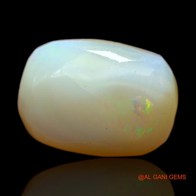 Natural Untreated Fire Opal Loose Gemstone Oval Rough From Australia 4.00 Cts 12x8x5 mm RC-996