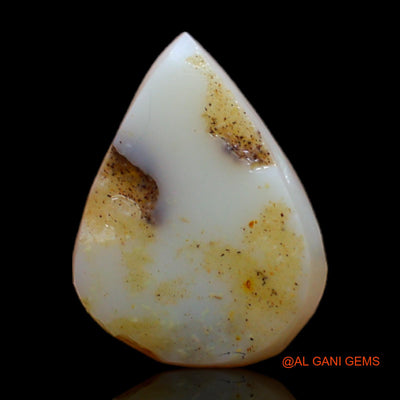 Natural Fire Opal Gemstone 2.80 Cts Loose Pear Rough From Australia 13x9x4 mm RC-997