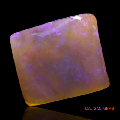 2.00 Cts Natural Australian Fire Opal Loose Gemstone Square Rough 10x9x2 mm RC-998