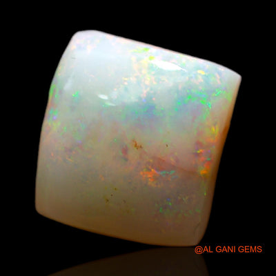 4.00 Cts Natural Australian Fire Opal Loose Gemstone Square Rough 10x9x4 mm RC-999