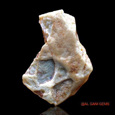 57.00 Cts Natural Australian Fire Opal Loose Gemstone Fancy Rough 39x29x11 mm RC-9