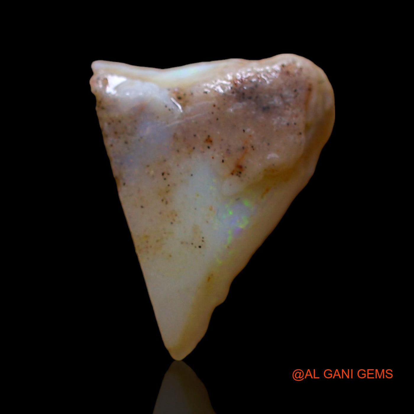 2.00 Cts Unheated Australian Fire Opal Loose Gemstone Fancy Rough Natural 12x10x4 mm RD-104