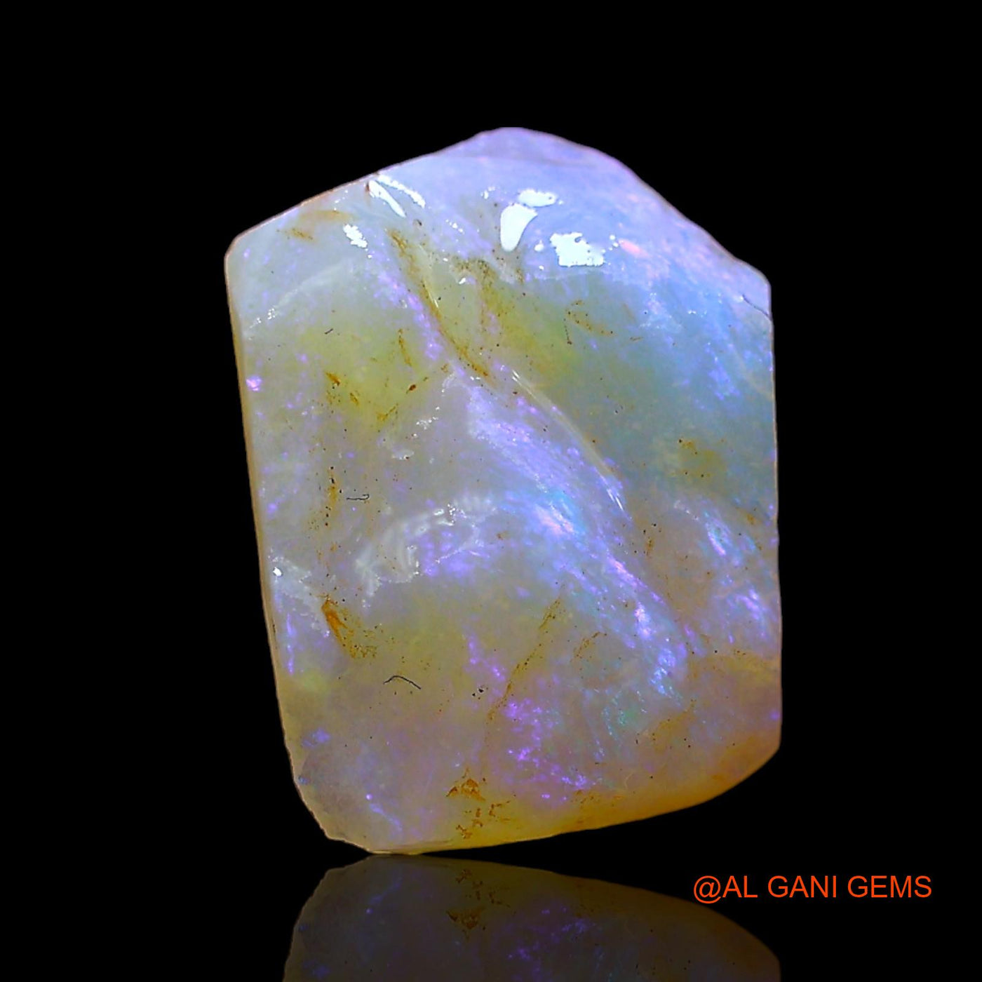 2.00 Cts Natural Australian Fire Opal Loose Gemstone Fancy Rough 12x9x4 mm RD-114