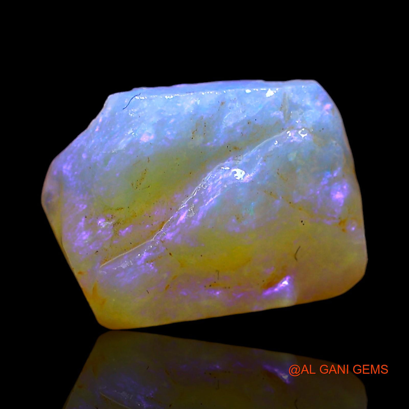 2.00 Cts Natural Australian Fire Opal Loose Gemstone Fancy Rough 12x9x4 mm RD-114