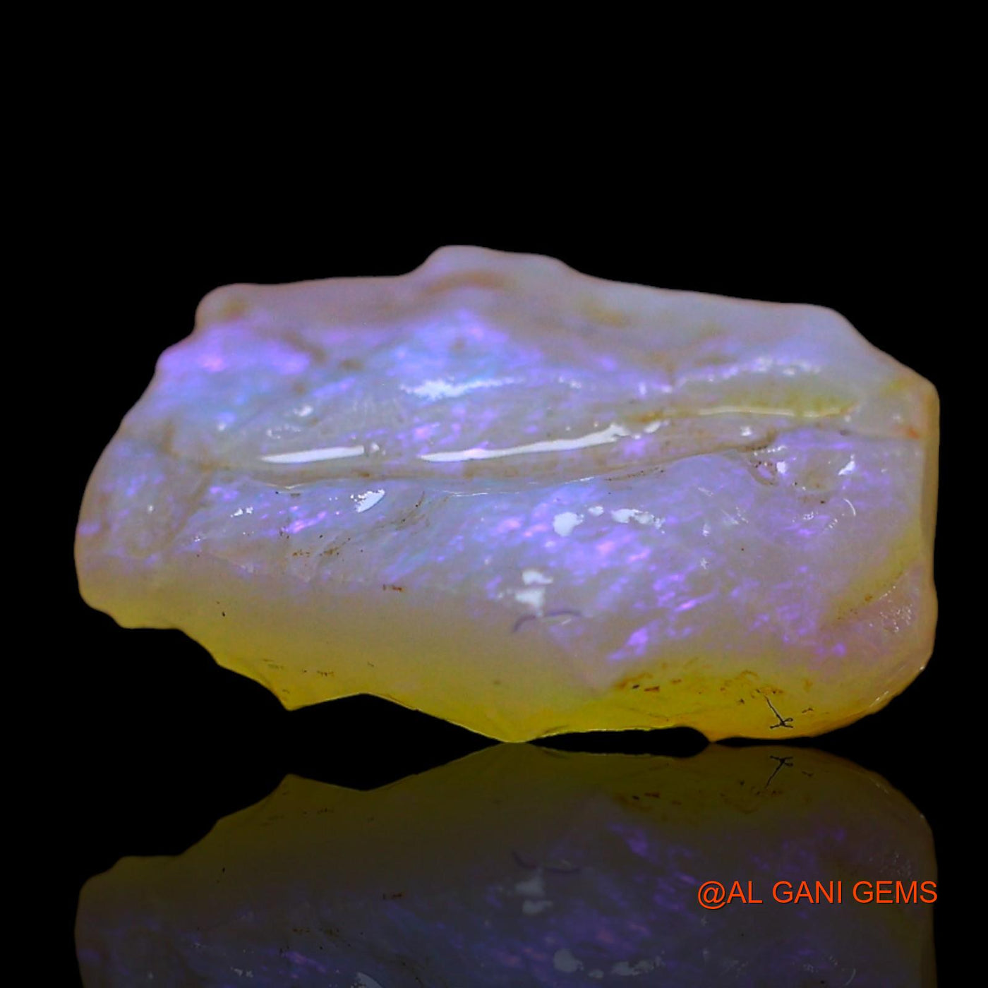 2.00 Cts Natural Australian Fire Opal Loose Gemstone Fancy Rough 12x9x4 mm RD-114