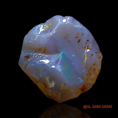 Natural Fire Opal Gemstone 4.00 Cts Loose Fancy Rough From Australia 11x11x6 mm RD-118