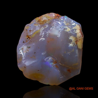 Natural Fire Opal Gemstone 4.00 Cts Loose Fancy Rough From Australia 11x11x6 mm RD-118