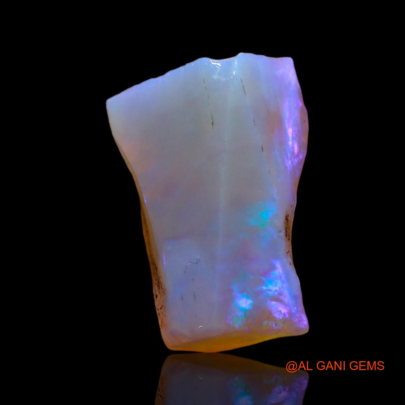 Natural Untreated Fire Opal Loose Gemstone Fancy Rough From Australia 3.00 Cts 13x8x4 mm RD-121
