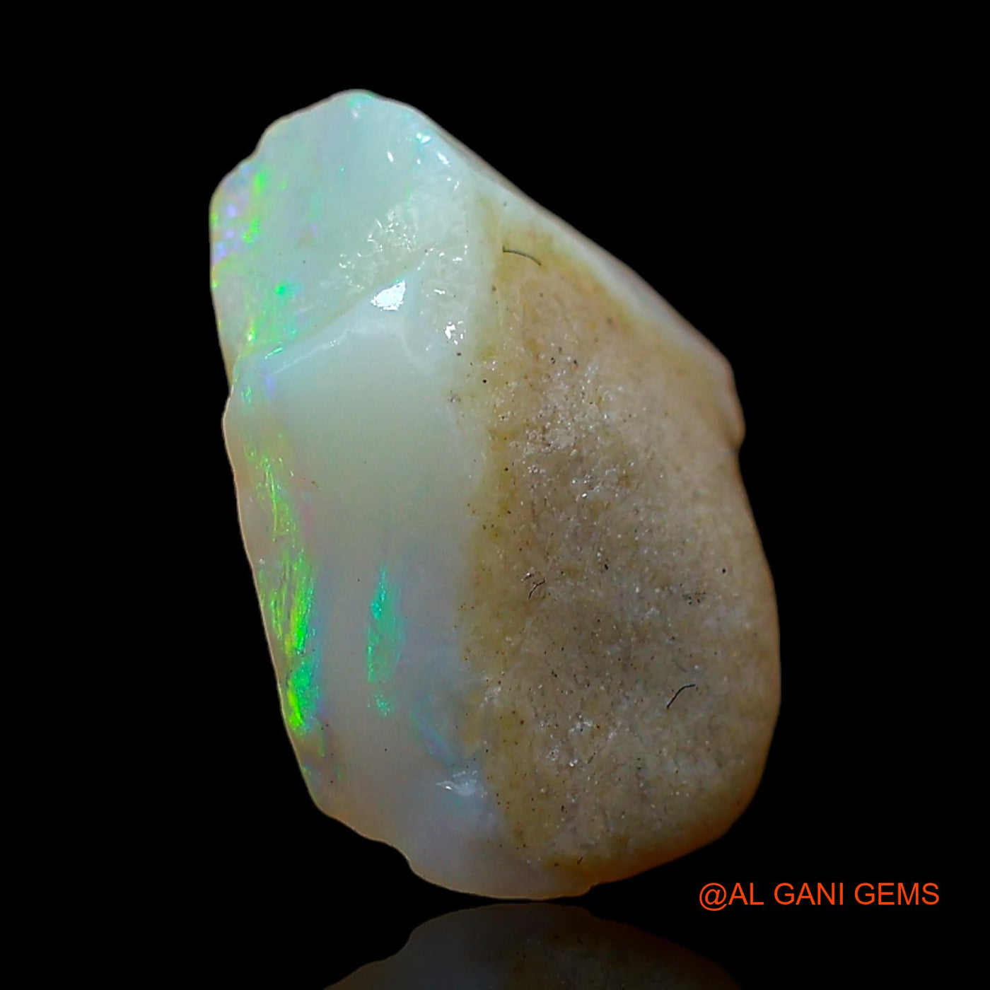 Natural Fire Opal Gemstone 3.00 Cts Loose Fancy Rough From Australia 13x9x7 mm RD-123