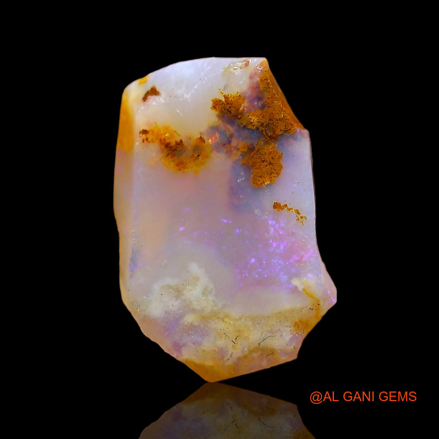 3.00 Cts Natural Australian Fire Opal Loose Gemstone Fancy Rough 13x8x5 mm RD-124