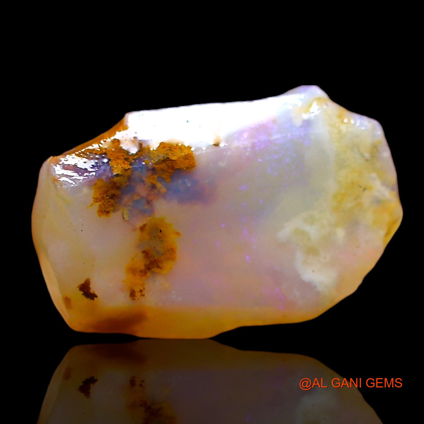 3.00 Cts Natural Australian Fire Opal Loose Gemstone Fancy Rough 13x8x5 mm RD-124