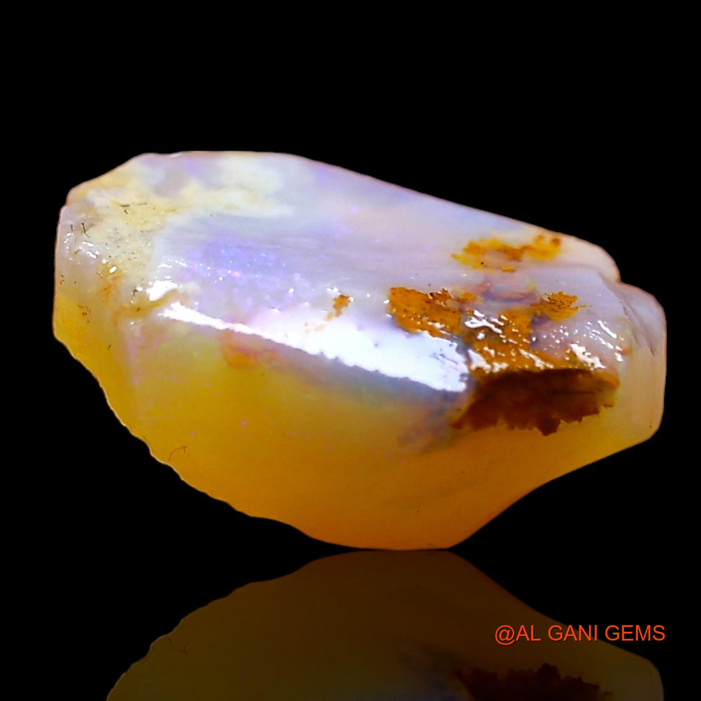 3.00 Cts Natural Australian Fire Opal Loose Gemstone Fancy Rough 13x8x5 mm RD-124