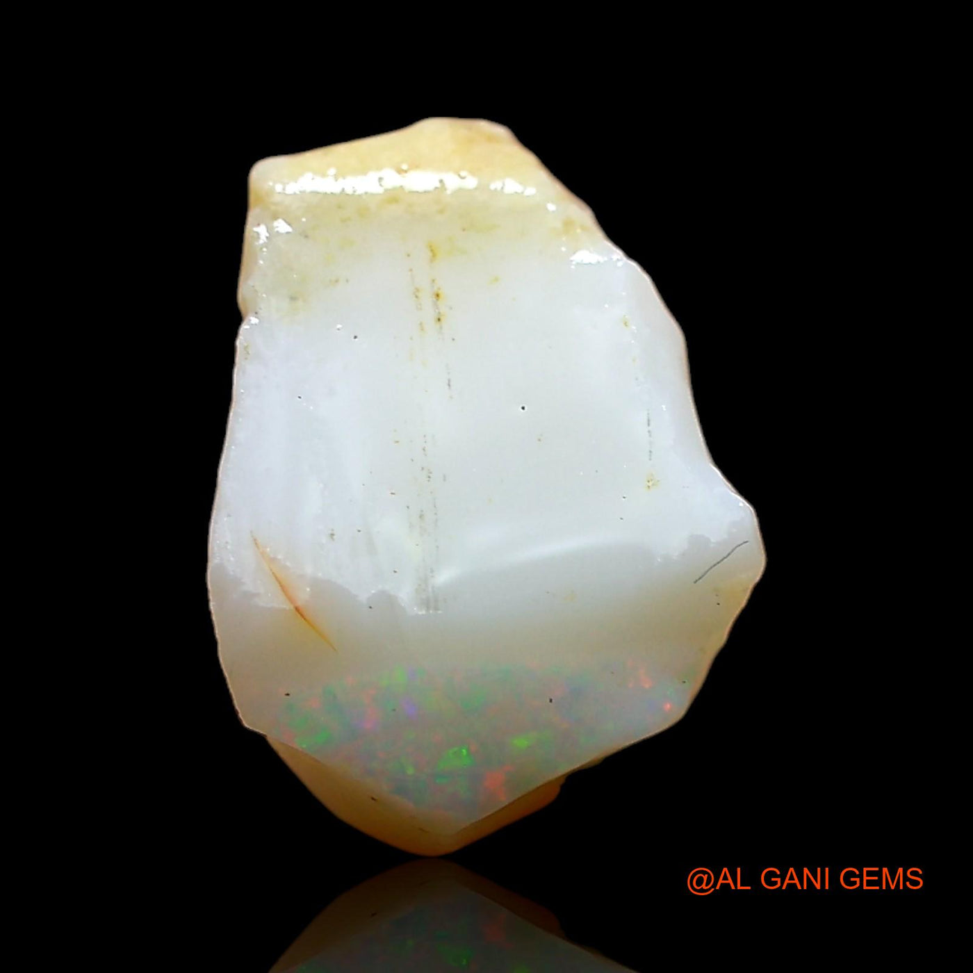 4.00 Cts Natural Australian Fire Opal Loose Gemstone Fancy Rough 12x9x6 mm RD-125