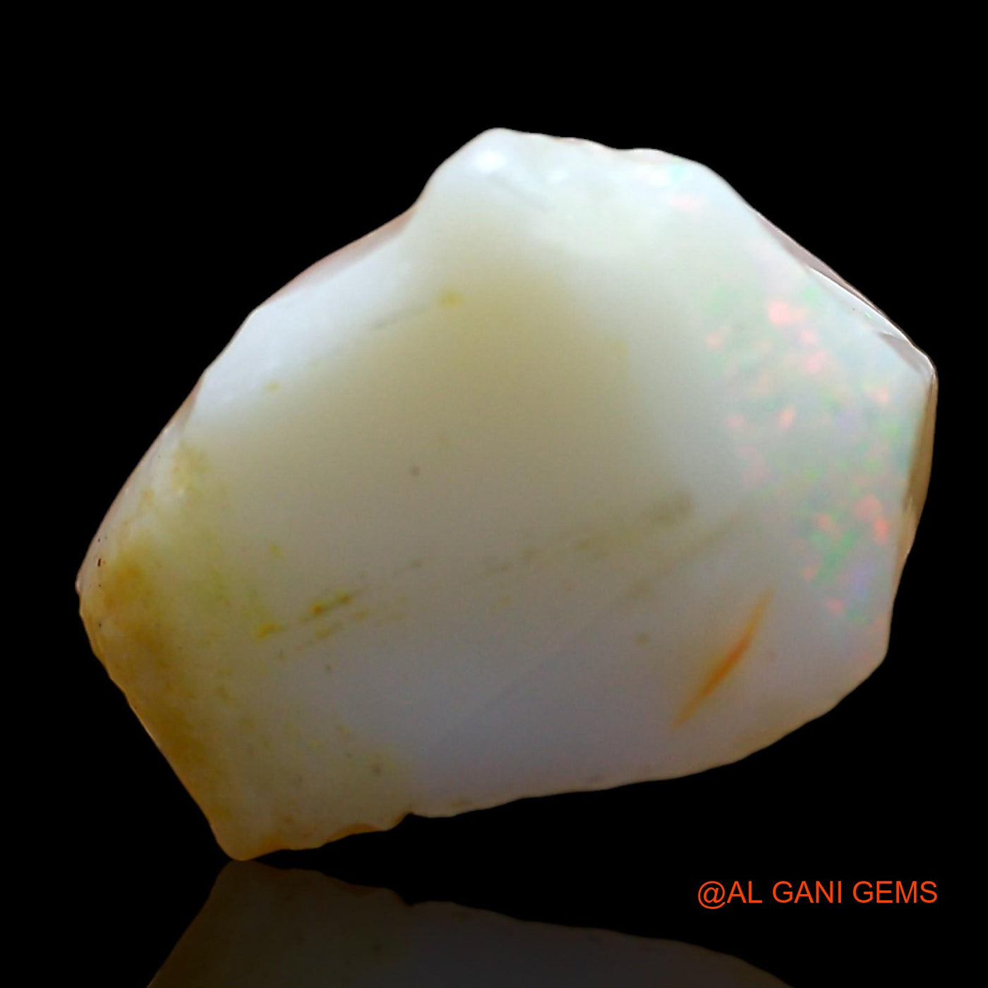 4.00 Cts Natural Australian Fire Opal Loose Gemstone Fancy Rough 12x9x6 mm RD-125