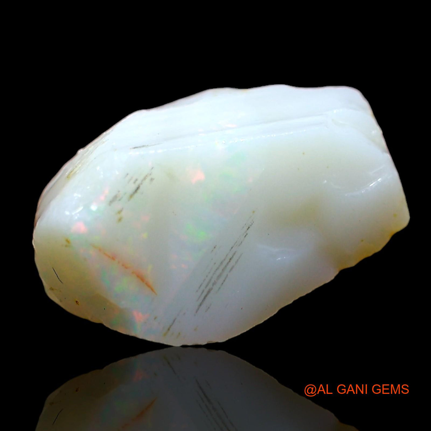 4.00 Cts Natural Australian Fire Opal Loose Gemstone Fancy Rough 12x9x6 mm RD-125
