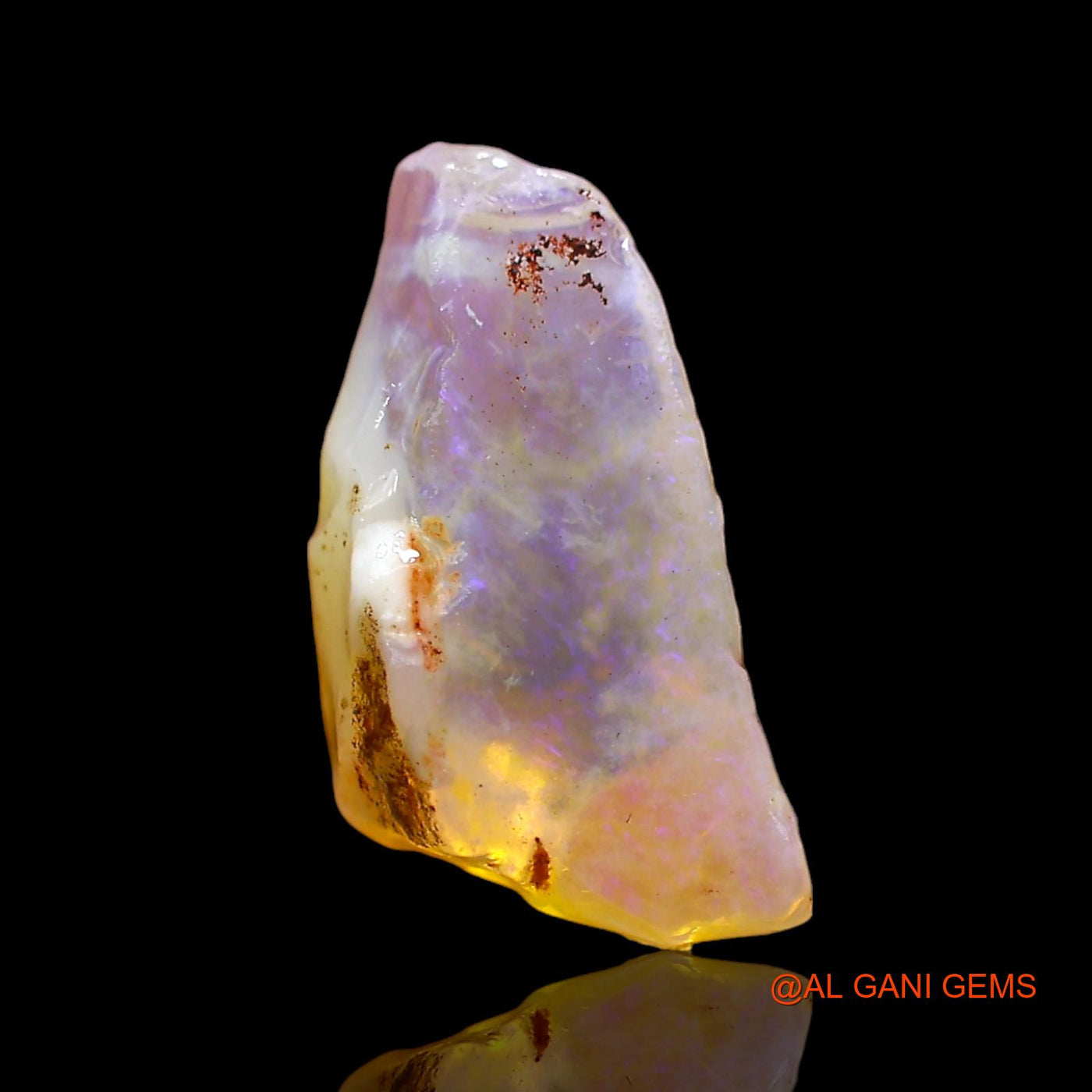 2.00 Cts Natural Australian Fire Opal Loose Gemstone Fancy Rough 14x7x6 mm RD-127