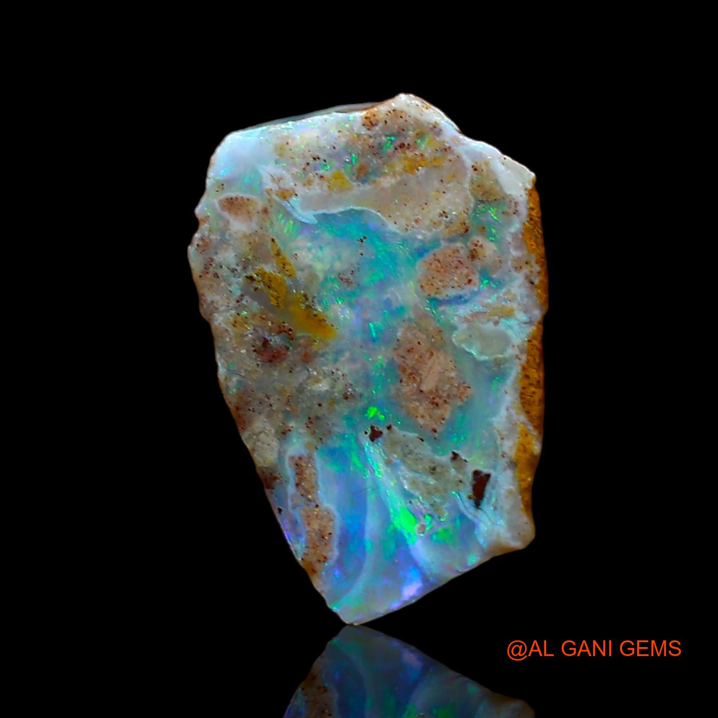 2.00 Cts Natural Australian Fire Opal Loose Gemstone Fancy Rough 11x8x6 mm RD-130